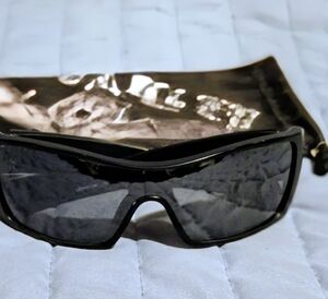 Oakley Bat Wolf Black Sunglasses with Graphic Pouch
